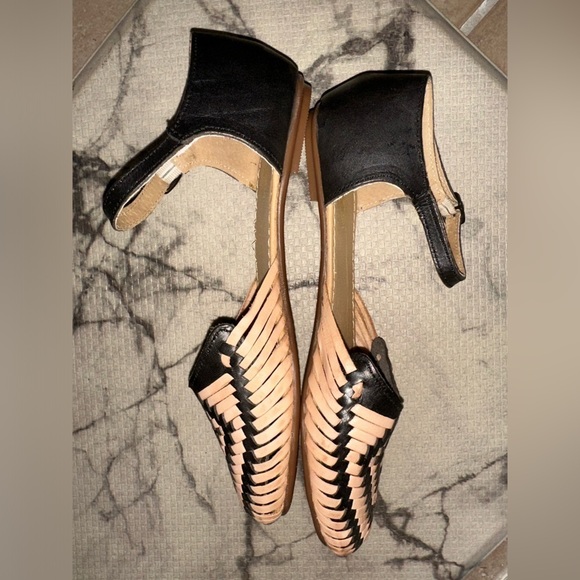 Macarena women’s bohemian woven Mexican Huarache sandal fisherman mex 27 us 10 - Picture 7 of 8